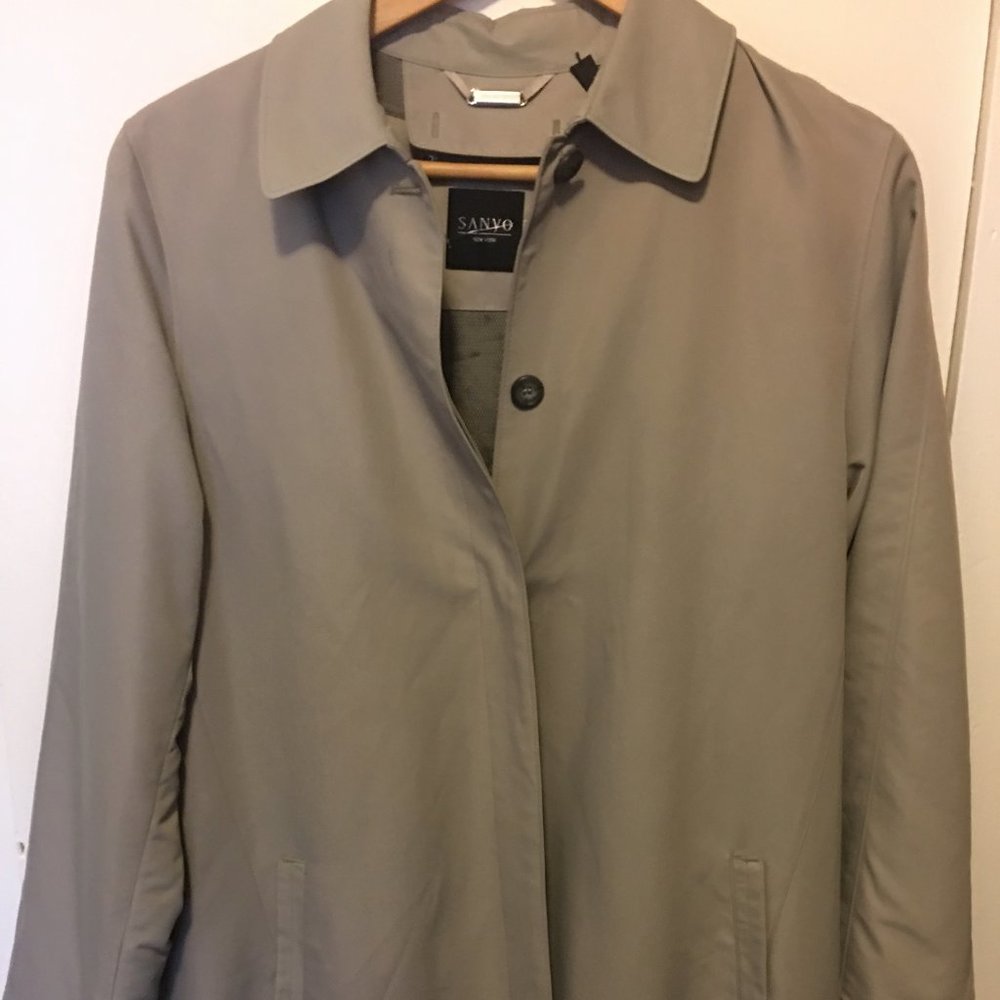 Sanyo All Weather Trench Coat Zip Out Lining